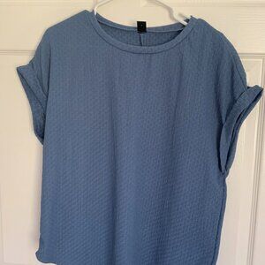 Blue Rayon S/S Shirt